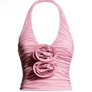 Magda Butrym H&M Rose Halter Top Medium